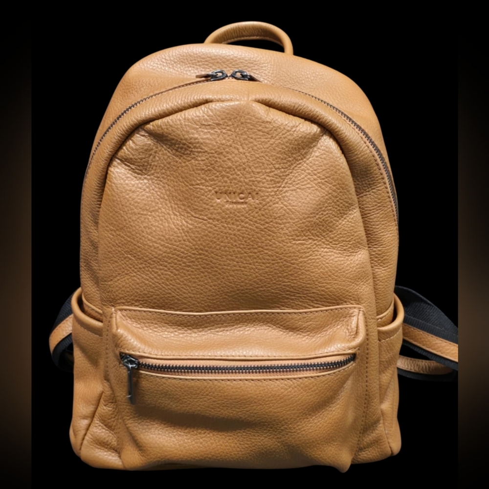 UNICA Made in‎ Italy Brown Leather Backkpack